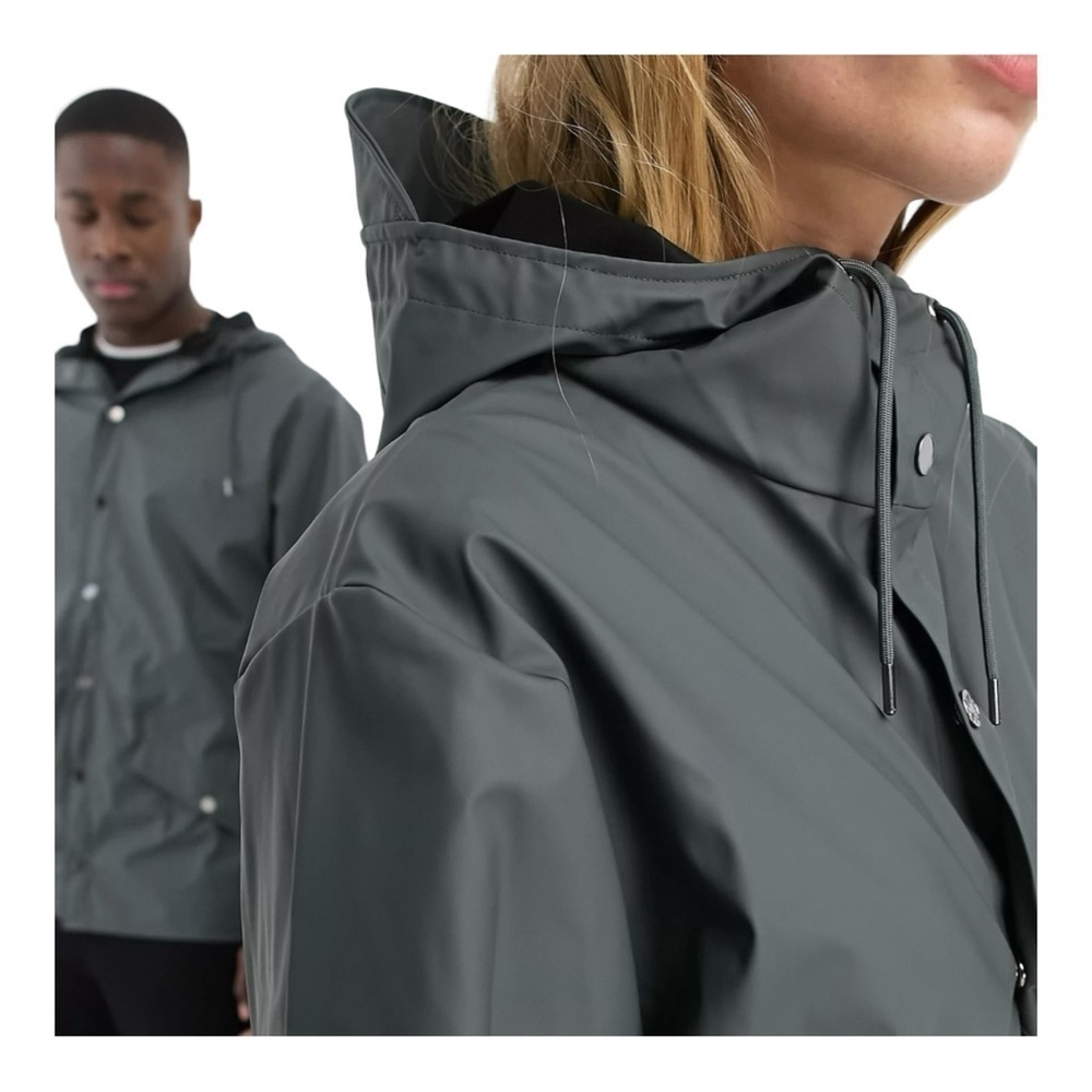 Rains Waterproof Jacket in Slate NWT - Picture 5 of 7